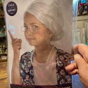 Amscan Old man white wig for a child